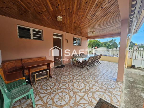 Maison de plain-pied à Les Anses d’Arlet. Proche plage et bourg,