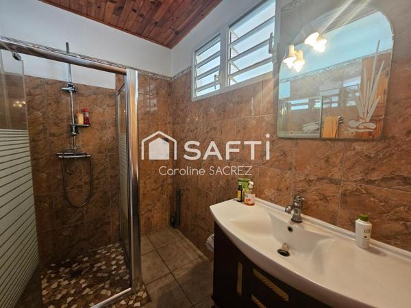 Maison de plain-pied à Les Anses d’Arlet. Proche plage et bourg,