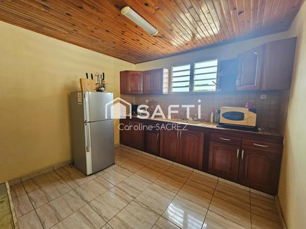 Maison de plain-pied à Les Anses d’Arlet. Proche plage et bourg,