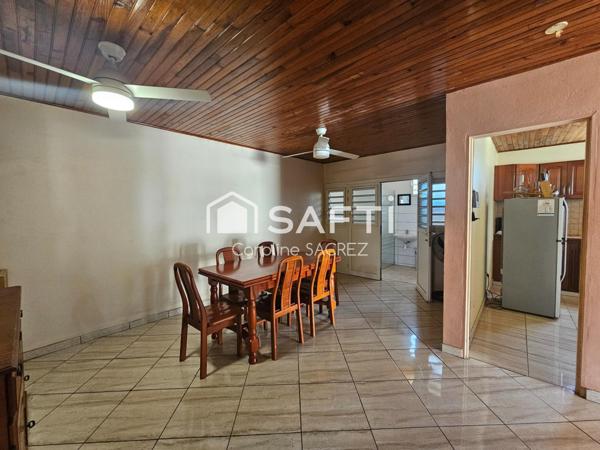 Maison de plain-pied à Les Anses d’Arlet. Proche plage et bourg,