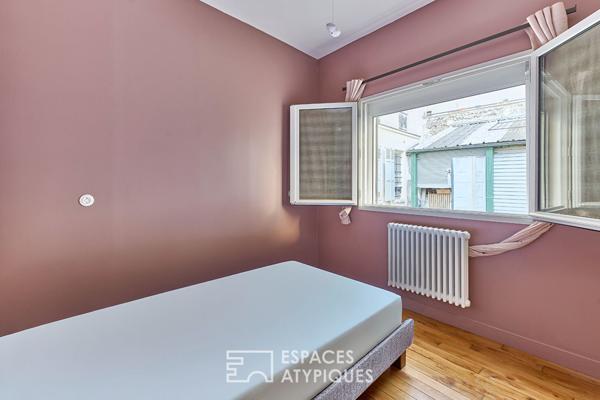 Maison rénovée par architecte avec terrasse proche Halle Pajol