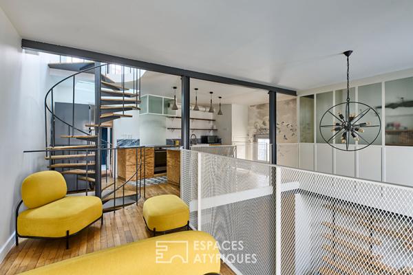 Maison rénovée par architecte avec terrasse proche Halle Pajol