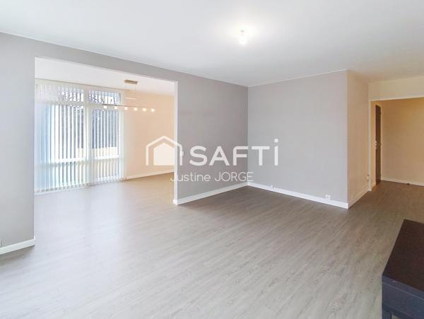 Appartement 4 pièces, 2 chambres, refait à neuf