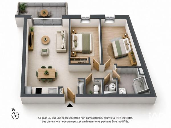 Appartement (neuf) à vendre 3 pièces 67 m² Saint-Gilles-Croix-de-Vie