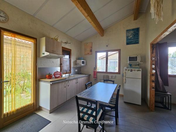 ✨ COUP DE CŒUR – CHALET RÉCENT TYPE 2 AVEC VUE EXCEPTIONNELLE & ACCÈS PRIVÉ PLAGE ✨