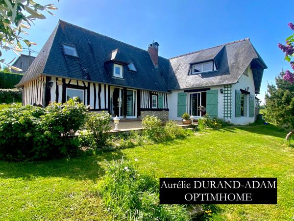 Maison de charme avec vue exceptionnelle sur les bocages normands - 3 Chambres - Petite Dépendance et Garage.