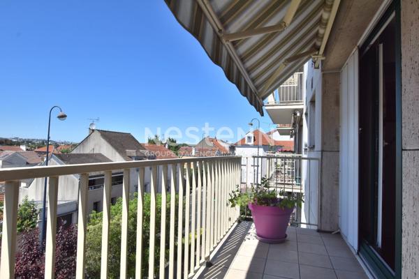 4 pièces traversant - balcons - cave et parking