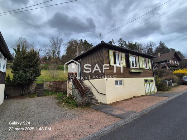 Proche centre ville Chalet 64m² + terrain/garage