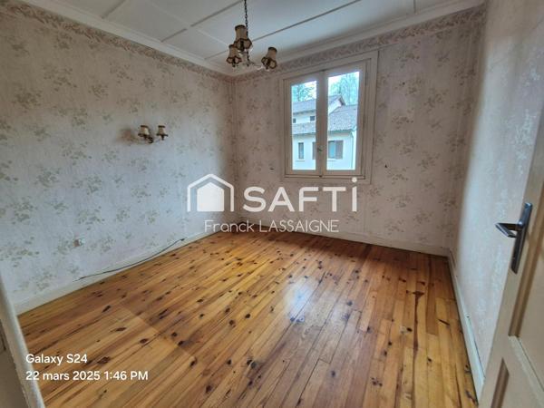 Proche centre ville Chalet 64m² + terrain/garage