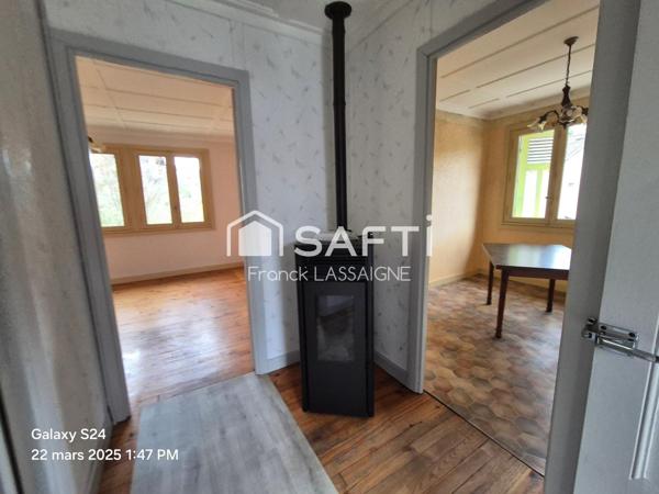 Proche centre ville Chalet 64m² + terrain/garage