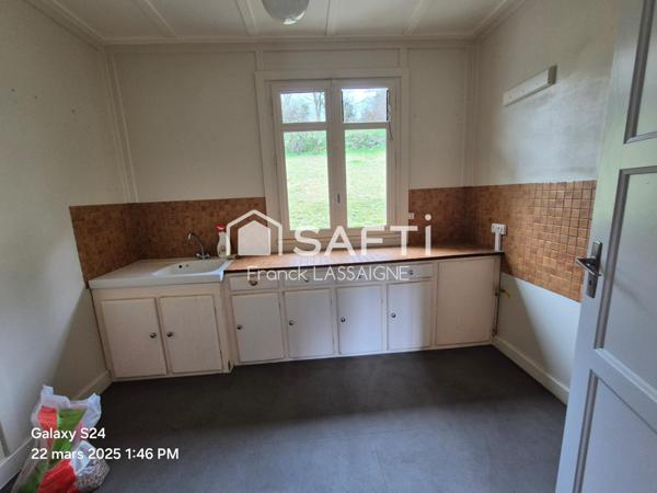 Proche centre ville Chalet 64m² + terrain/garage