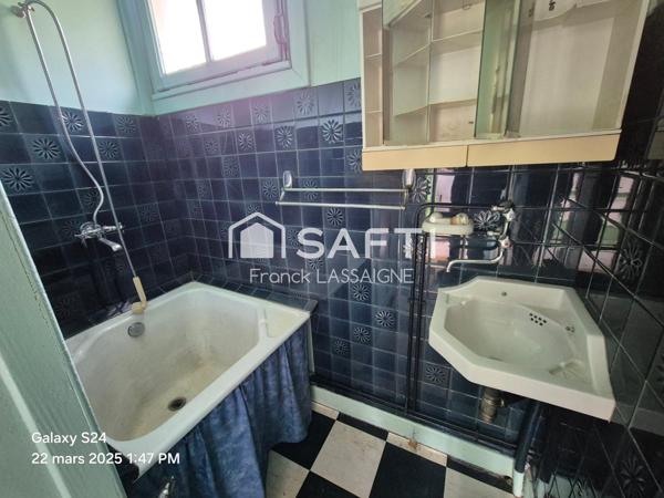 Proche centre ville Chalet 64m² + terrain/garage