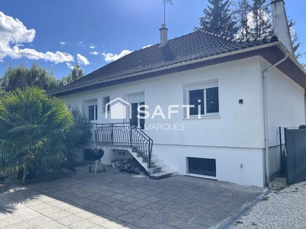 Maison de plain-pied sur sous-sol 4P de 100 m2