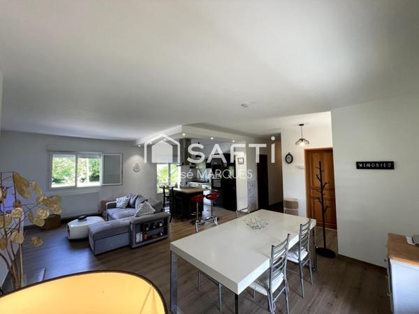 Maison de plain-pied sur sous-sol 4P de 100 m2