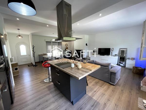 Maison de plain-pied sur sous-sol 4P de 100 m2