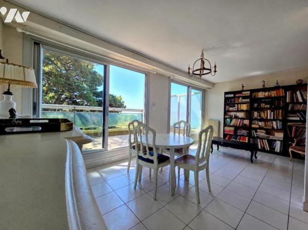 PORNIC – DERNIER ÉTAGE, VUE MER ET TERRASSE DE 40 M², PARKING