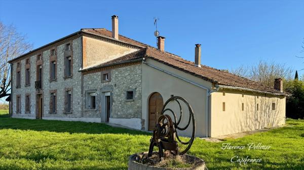 Maison bourgeoise XIXe siècle – 364 m² habitables + 100 m² aménageables – Proche Lavaur (81)