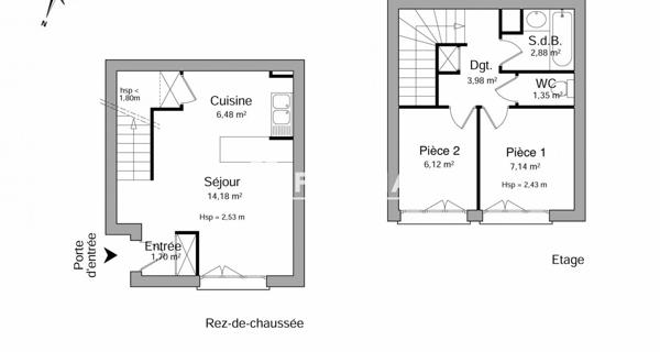 Location Appartement 3 pièces 43.83 m² - Pontault-combault 77340