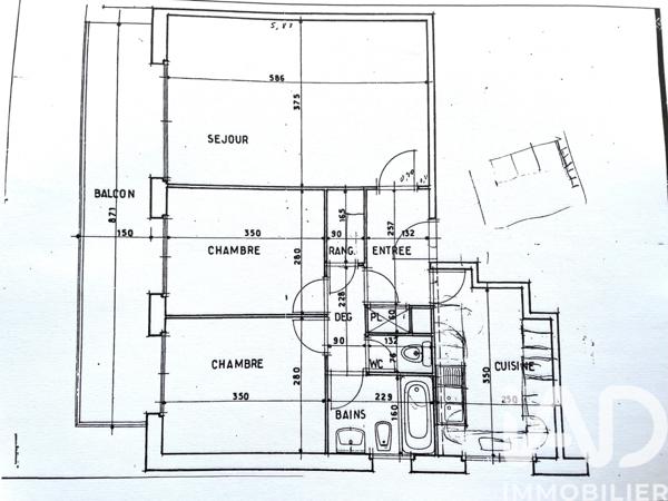 Appartement à vendre 3 pièces 62,4 m² Bagneux