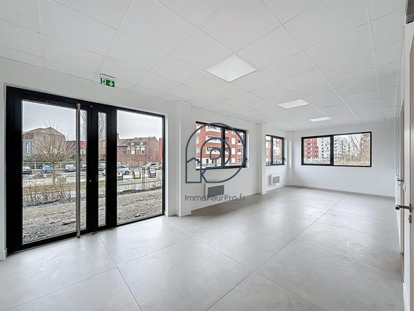 Tourcoing – Cellule neuve 370 m² (entrepôt + bureaux) – À vendre