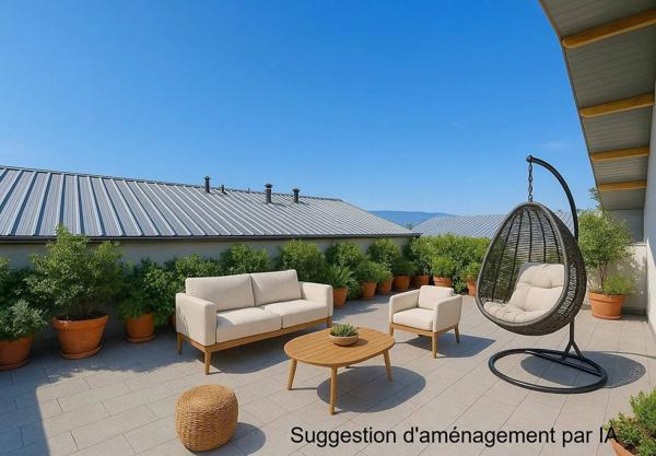 Vends appartement T5 Challes les eaux avec terrasse