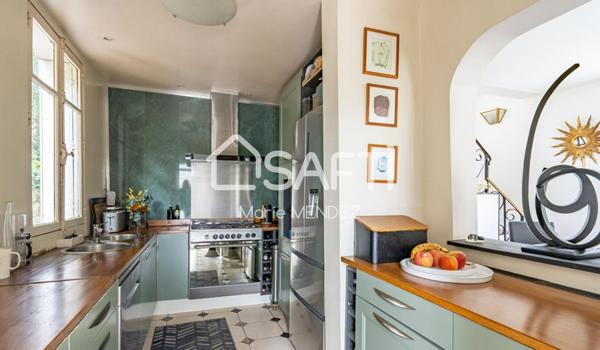 maison Art Deco DE 1929 quartier prisé Ste Wandrille,futur coeur de ville 2025 avec gallerie marchande 10mn à pied