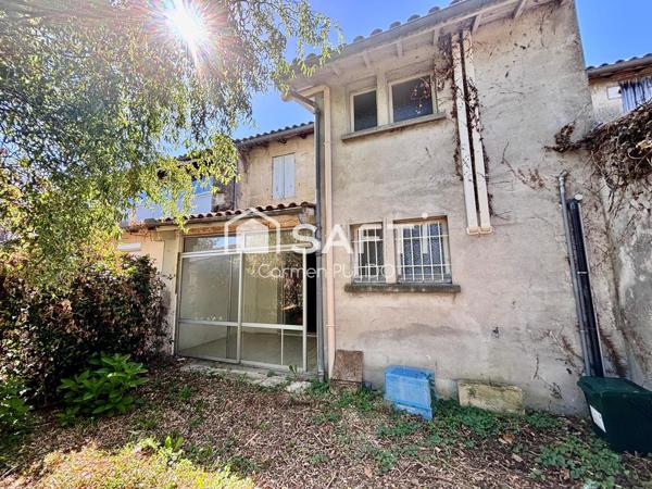 Maison en pierre 110 m² – Centre-ville de Castillon-la-Bataille – 3 chambres – Jardin