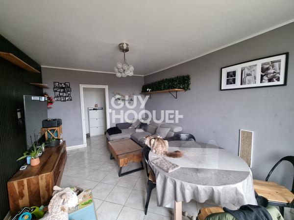 3 pièces de 58.57 m² avec balcon et cave