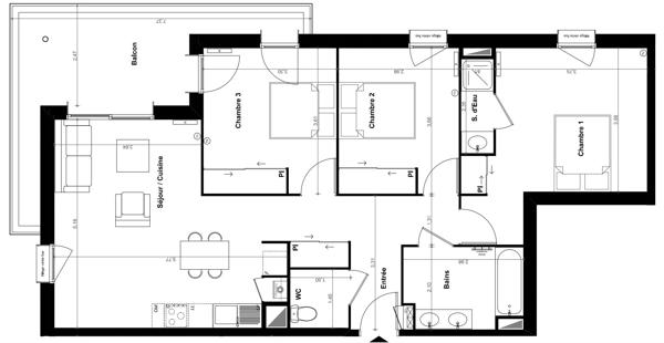 Dernier Etage Terrasse - Parking Boxable