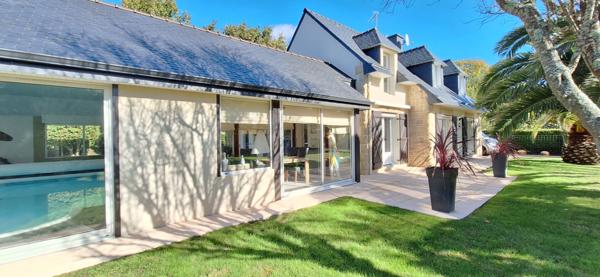 Fouesnant, côté Mousterlin, Maison de 4 chambres avec piscine couverte