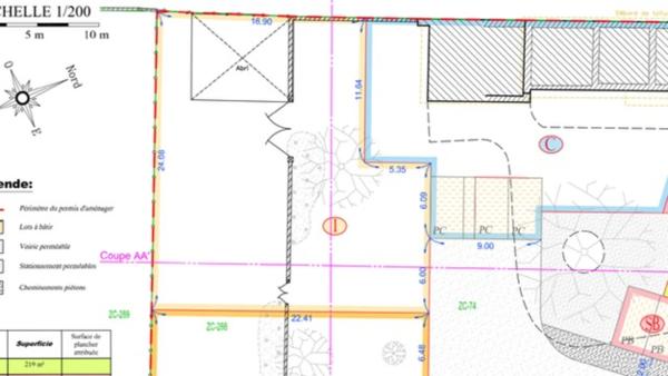 Terrain à vendre de 470,00 m² TAPONAS (69) - TERRAIN CONSTRUCTIBLE 470 m² - plat et au calme