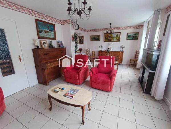 Maison semi individuelle jardin garage