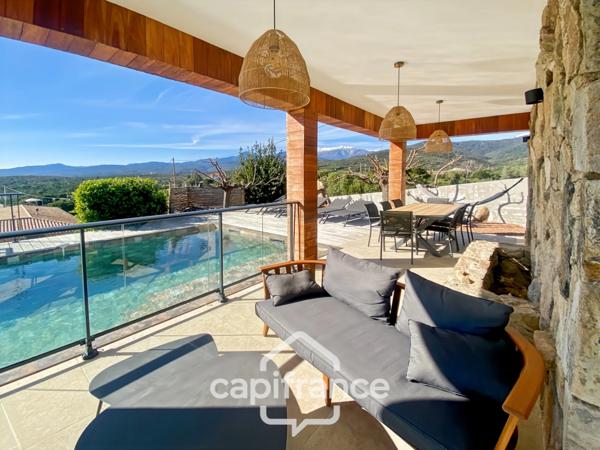 Maison à vendre 4 pièces VENTISERI (20) de 96 m2 avec vue mer et piscine chauffée