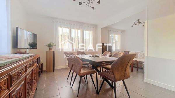 De plain pied surelevé, 2 chambres, sous sol total