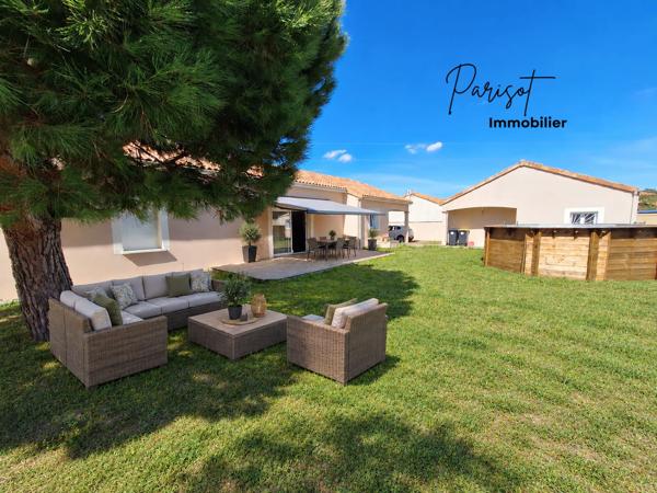 Naintré – Belle maison de 150 m² avec 4 chambres, garage, cave et terrain de 800 m² sans vis-à-vis