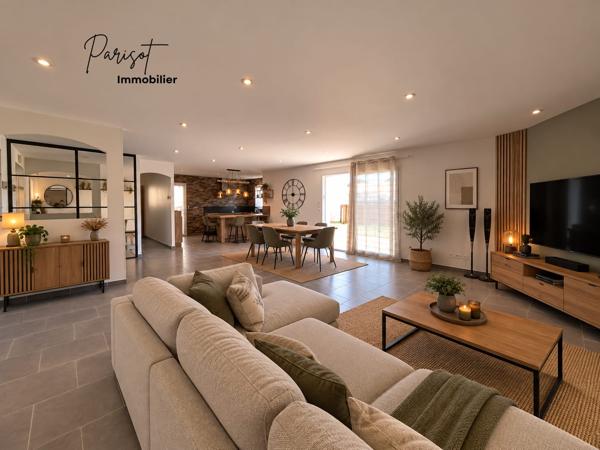 Naintré – Belle maison de 150 m² avec 4 chambres, garage, cave et terrain de 800 m² sans vis-à-vis
