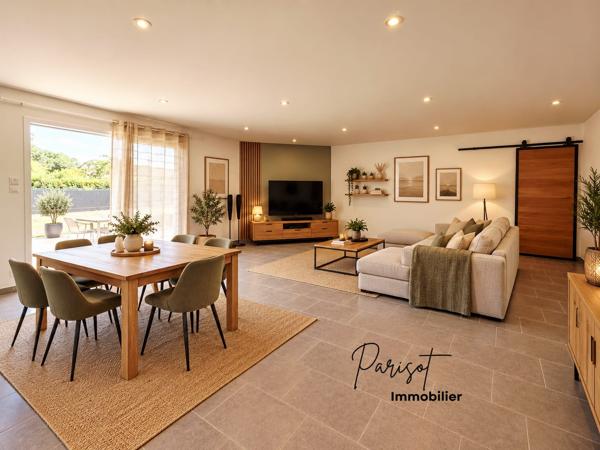 Naintré – Belle maison de 150 m² avec 4 chambres, garage, cave et terrain de 800 m² sans vis-à-vis