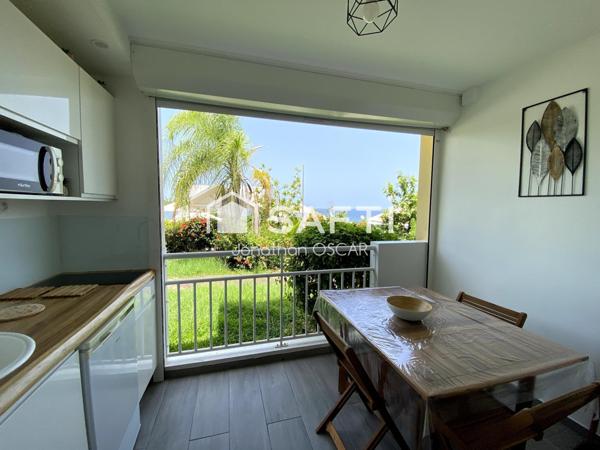 Beau studio Tartane, vue mer