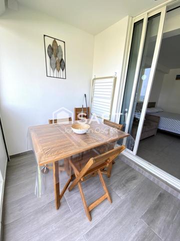 Beau studio Tartane, vue mer