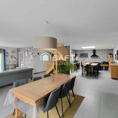 La Turballe – Maison contemporaine de 136 m² - pièce de vie +  60m²