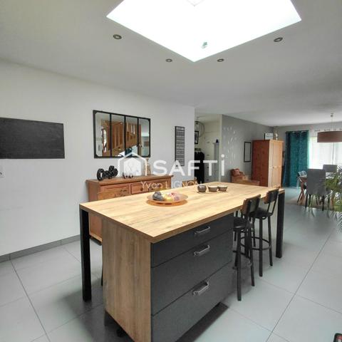 La Turballe – Maison contemporaine de 136 m² - pièce de vie +  60m²