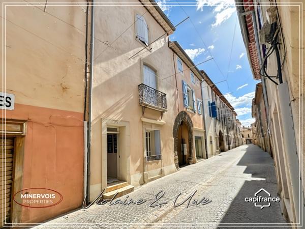 Villeneuve-lès-Béziers – Maison de charme rénovée avec terrasse, à 10 min des plages