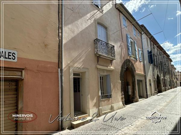 Villeneuve-lès-Béziers – Maison de charme rénovée avec terrasse, à 10 min des plages
