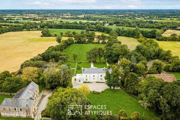 Prestigieuse maison de maître avec piscine, tennis et dépendances