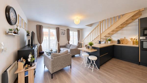 Superbe Duplex F4 (2023) avec 2 Places de Parking ? Sous Garantie Décennale à Le Mesnil-en-Thelle (DPE A)
