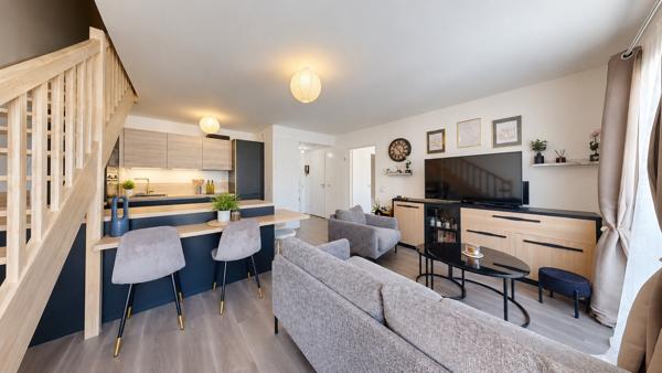Superbe Duplex F4 (2023) avec 2 Places de Parking ? Sous Garantie Décennale à Le Mesnil-en-Thelle (DPE A)