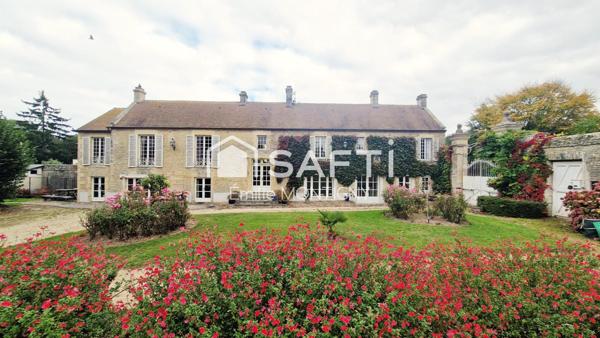 RARE - Propriété de caractère 284m2, terrain de 2661m2 entre Caen et mer