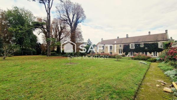 RARE - Propriété de caractère 284m2, terrain de 2661m2 entre Caen et mer