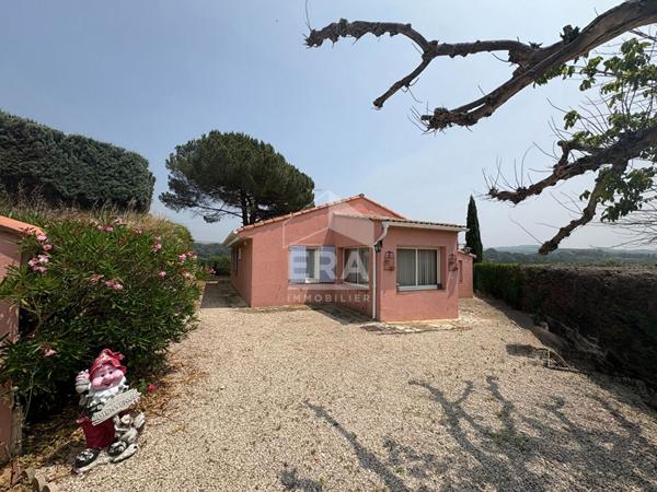 A VENDRE 84240 LA TOUR D'AIGUES MAISON PLAIN PIED TYPE 4 PIECES D'ENVIRON  83M² SUR UN TERRAIN DETACHABLE DE 2800M² AVEC GARAGE