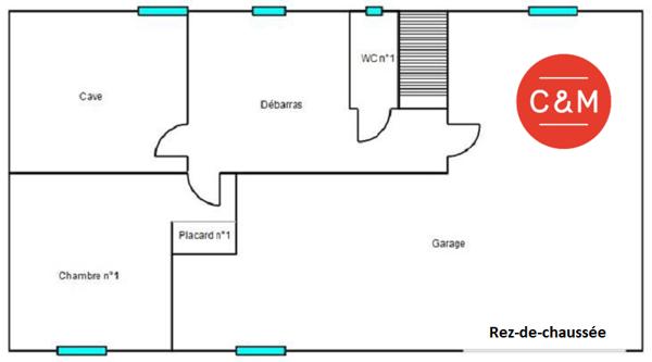 44400 REZE REZE - Maison individuelle avec grand terrain et fort potentiel d'évolution